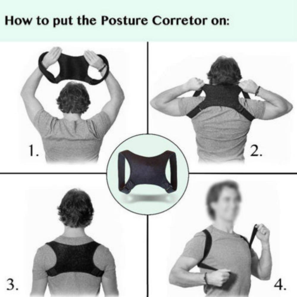 Durable And Safe Spine Posture Corrector Back Support Belt Shoulder Bandage Back Spine Posture Correction Humpback Band Corrector Pain Relief