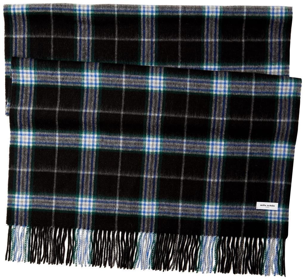 MOONBAT Milashon wool spun gift for women [Milaschon] 100% yarn-dyed scarf, scarf,