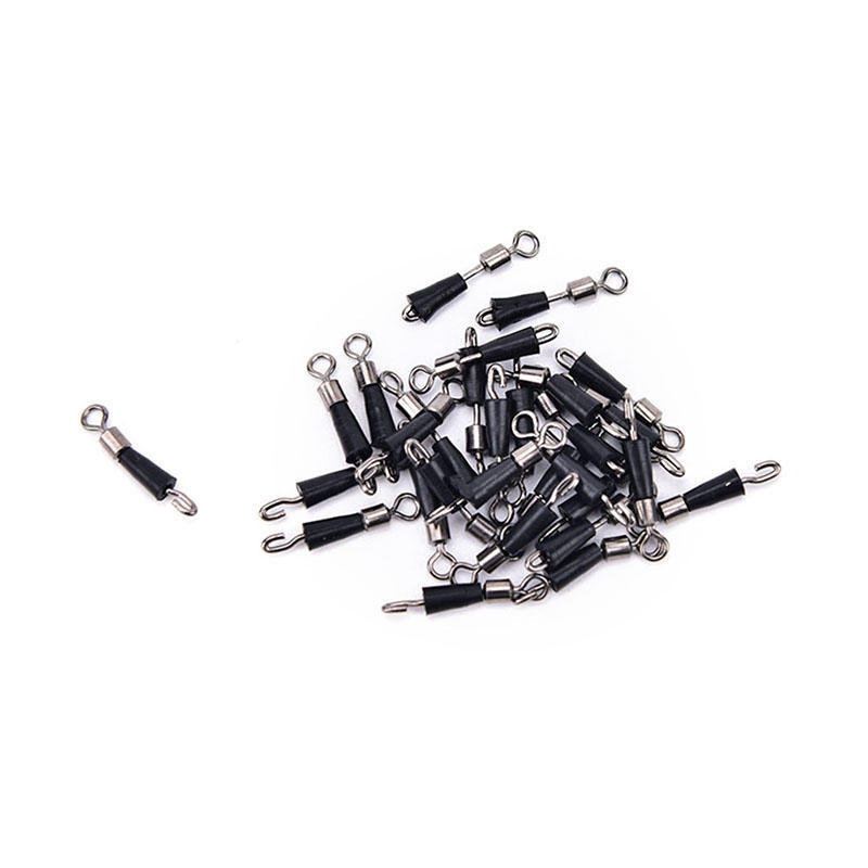10pcs Ball Bearing Swivel Solid Rings Quick Fast Link Fishing Connector Hooks FL 10pcs Ball Bearing Swivel Solid Rings Quick Fast Link Fishing Connector Hooks FL