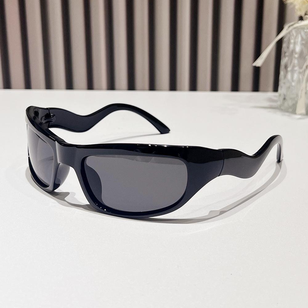 2024 New Arrivals Designer Sports Sunglasses Custom Logo Uv400 Custom Sports Cycling Y2K Sunglasses Men
