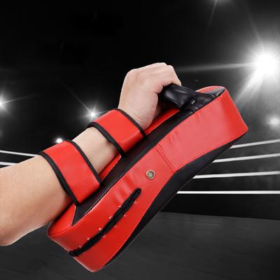 Hand Foot Kicking Pad PU Leather Taekwondo Foot Target Arc-Shaped Kick Punch Shield Pad for Martial Arts Training