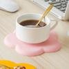 Flower Silicone Coasters Creative Cute Desktop Tea Coaster Heat-resistant Waterproof Mats Home Placemats Things for The Kitchen