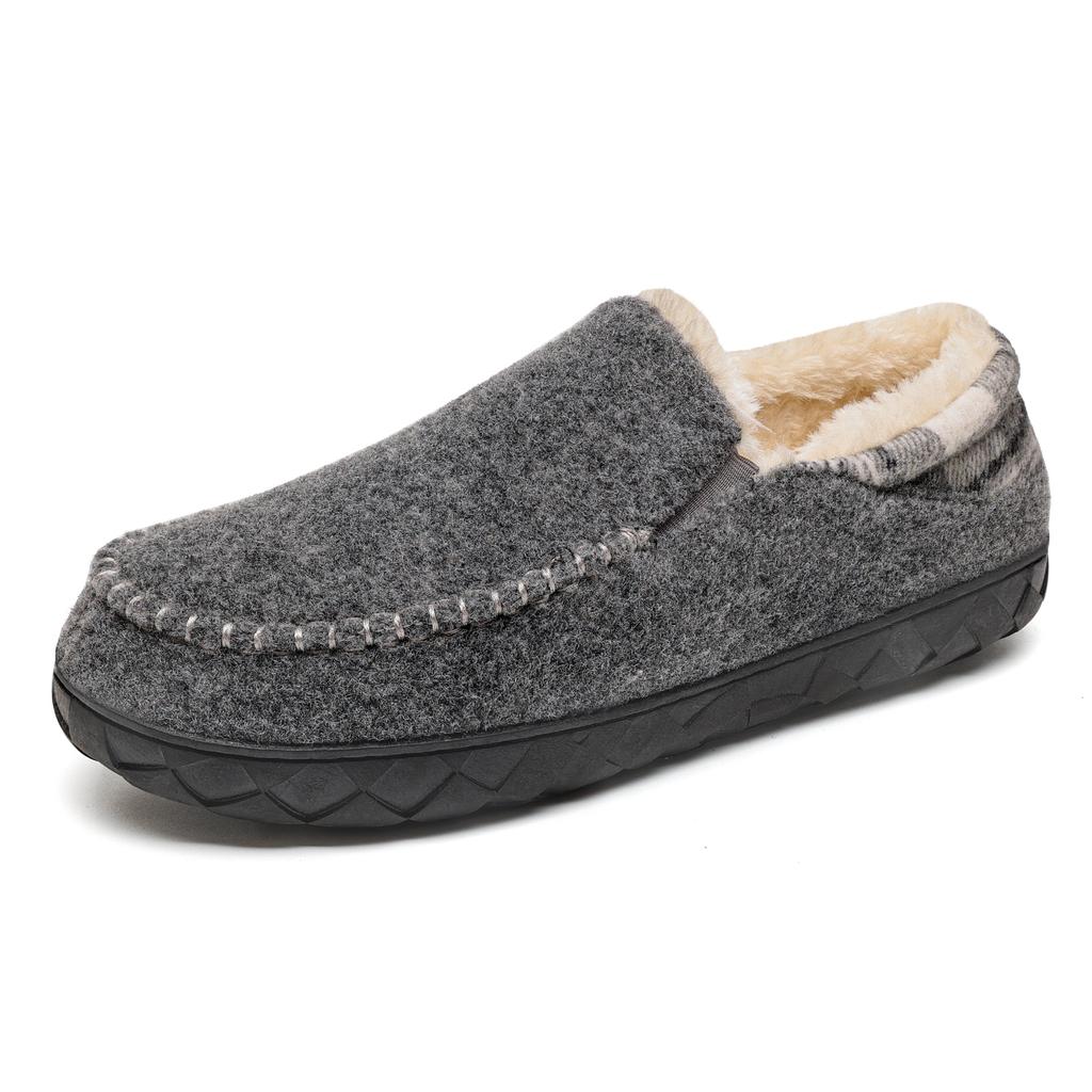 Winter Cotton Shoes Men Plus Cashmere Warm Thick Men with a Slip-on Loafers