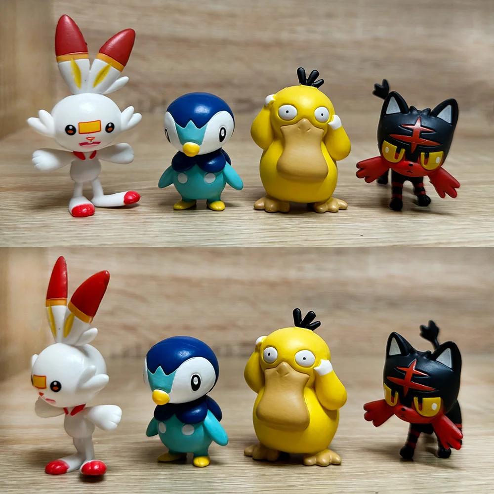 Pokemon Action Figur Pikachu Spielzeug Glumanda Schiggy Bisasam Pocket Monster Winzige Figur Geschenk für Kinder