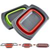 Collapsible Colander With Extendable Handles Colander Strainer Over The Sink Vegetable Fruit Colanders Strainers