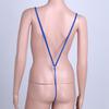 Women Micro Thong Bodysuit Mini Bikini Swimwear One Piece Monokini Swimsuit
