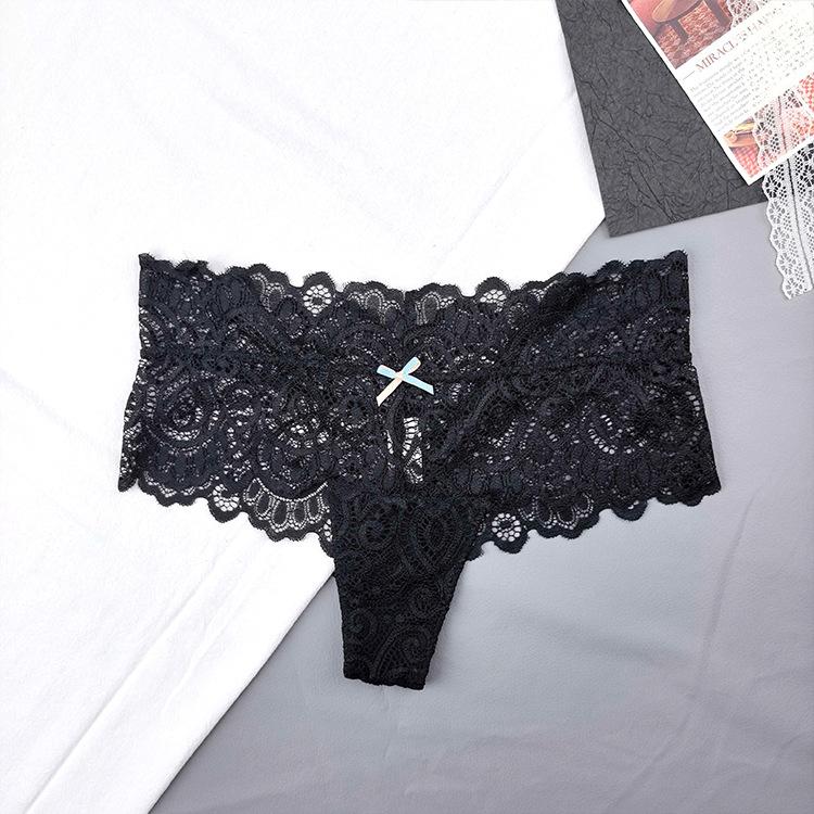 Ladies Summer High - Grade Sexy Lace Lace Mid - Waist Thong Underwear