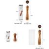 Antique Finish Wooden Spice Grinder With Manual Pepper And Salt Mill For Cooking Enthusiasts