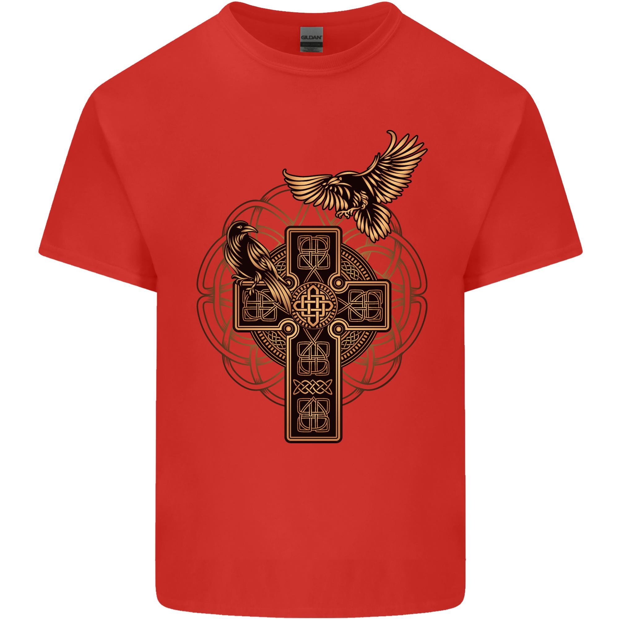 Odins Celtic Raven Viking Thor Ragnar Norse Unisexs Light Cotton TShirt S