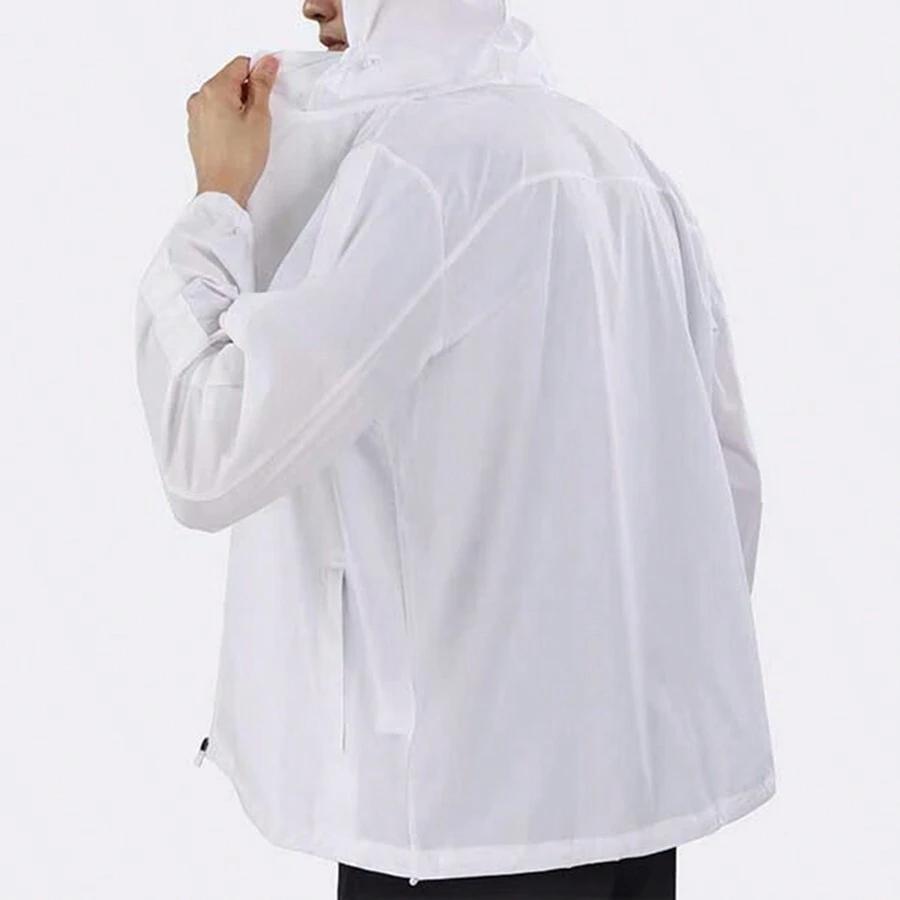 Under Armour Stretchable Packable Hooded Sports Woven Jacket Men Jacket White 22500408-100