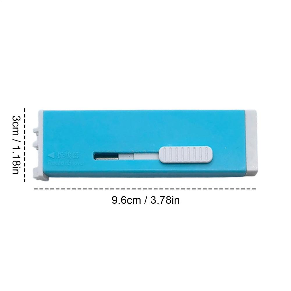 

Needle Threader 2 In 1 Automatic Seam Threading Tool Seam Ripper For Embroidery Quilting Knitting Clothes Fabric Needle Work синий