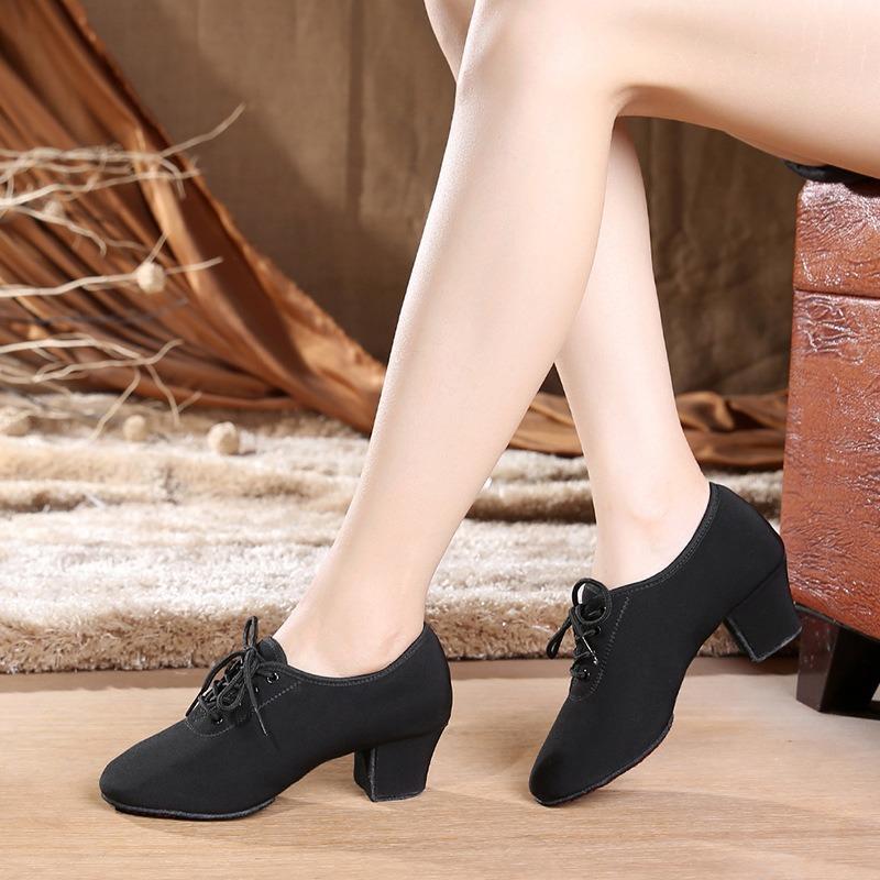 Lateinamerikanische Tanzschuhe für Damen und Kinder, Standardtänze, Tango, Modern Dance, Salsa, Trainingsschuhe für Herren, 3,5/5 cm Absatz