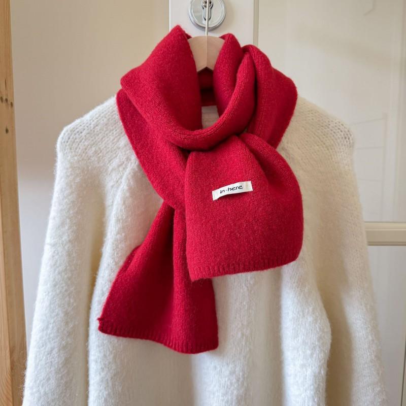 Womens Wool Blend Knit Scarf Thick Warm Long Winter Neck Wrap Students Couples Fashion Accessory