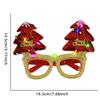 New Cartoon Cute Glowing Christmas Dress Up Glasses Christmas Led Glow Cartoon Glasses Frame Children's Toys Holiday Party Gifts