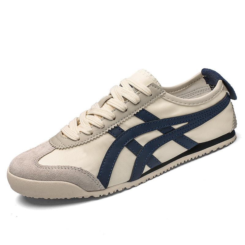 Classic Tiger Couple Forrest Gump Shoes Spring and Autumn Flat-bottomed Sports and Leisure Shoes Tide Lazy One Pedal Little White Shoes Board Shoes Me