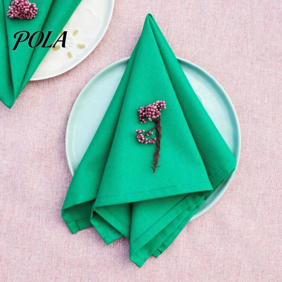 Exquisite Cloth Napkins Rustic Napkin, 16 Inch Solid Color Linen Machine Napkin Washable Farmhouse Style for Wedding Bridal Shower Dining Table