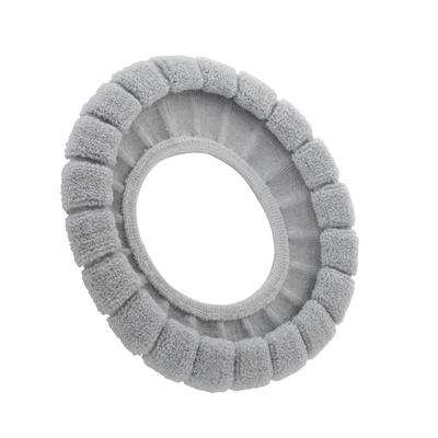 Toilet Seat Cover Warm Acrylic Universal Seat Pad Elastic Washable Bathroom Pad Home Supplies