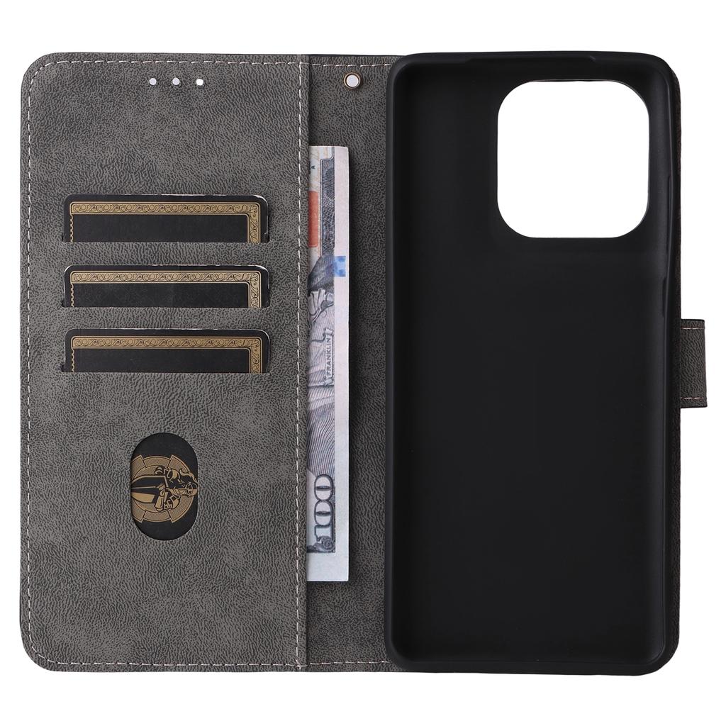 För Motorola Edge 60 5G/60 Fusion 5G/Edge 60s 5G Fodral Plånbok RFID-skydd PU-läderöverdrag Ställ med rem