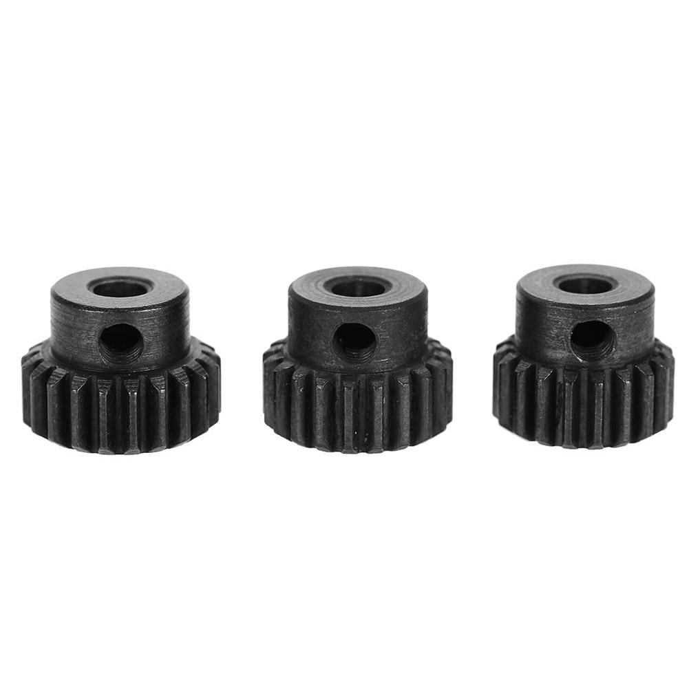 48DP Cent3.175mm 1921T 21T23T Chrome Steel Motor Pinion Gears Combo for 110 Car (19T 20T 21T)