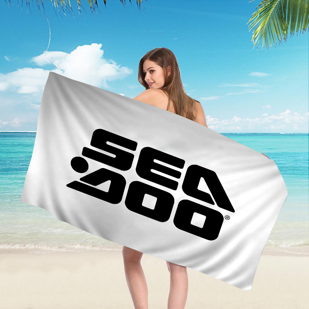 S-Sea D-Doo Seadoo Microfiber Beach Towel Absorbent Quick dry Soft Yoga Swimming Resort Mountain Climbing Towel