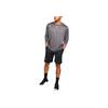 Under Armour Solid Color Logo Print Crew Neck Pullover Long Sleeve T-Shirt Men tops Gray 1305776-090