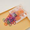 100 stücke Elastische Kopf Band Kinder Haar Seil Haar Krawatten Candy Farbe Nette Handtuch Haar Ring Für Kleine Mädchen Kinder haar Zubehör