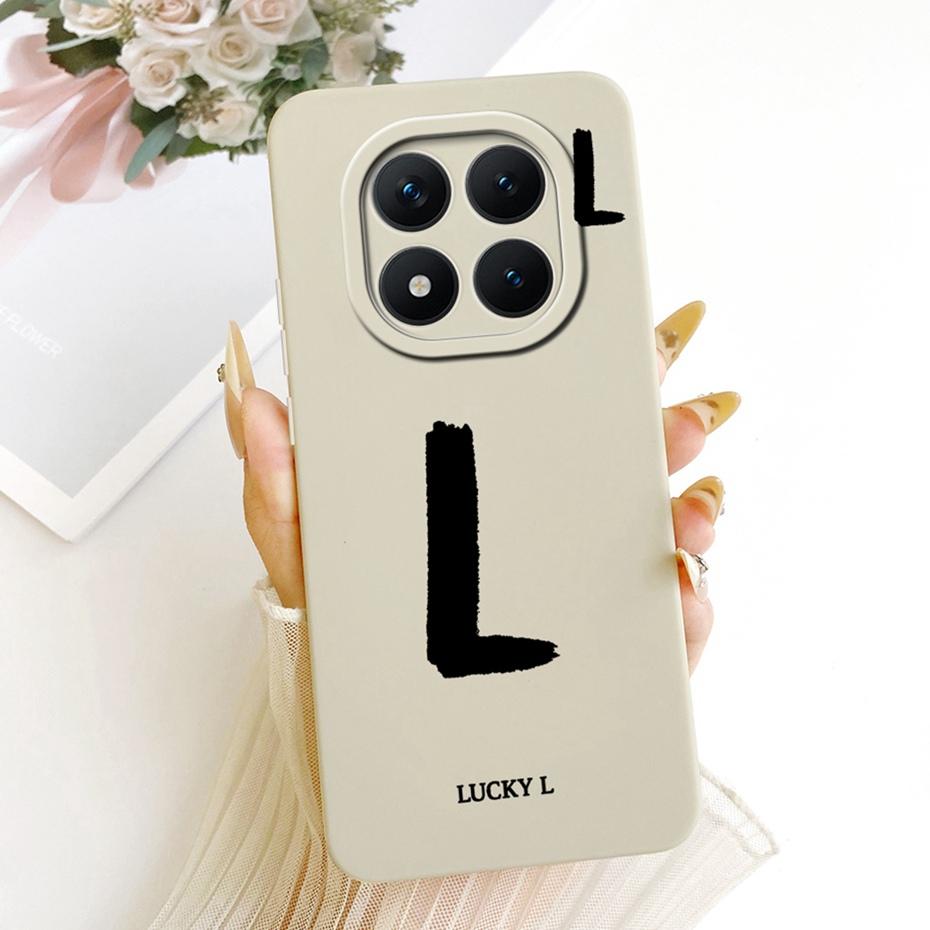 New Fashion Letter Phone Case For Xiaomi Redmi Note 15 Pro Plus Soft Silicone Cases For Redmi Note 15 Pro 5G 15Pro+ Cover Bumper