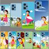 Heidi Cartoon Phone Case For Redmi Note 13 12 14 15 Pro Plus 13R 11 11T 11E 11S 10 Pro 10S 9 9S Cover Cell Clear TPU Capa Cases