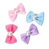 20pcs Elastic Band Pet Pearl Hair Ties Polka Dot Pattern Dog Bow Hair Bands  Daily Decoration