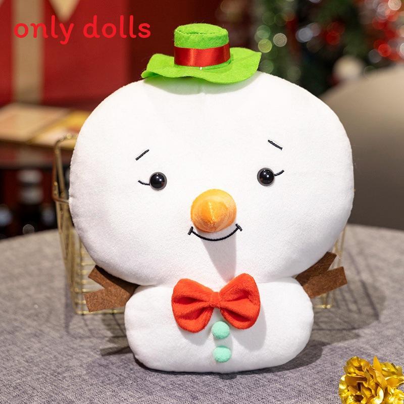 Gingerbread Man Snowman Christmas Tree Plush Daoll Pillow For Holiday Decor And Gift
