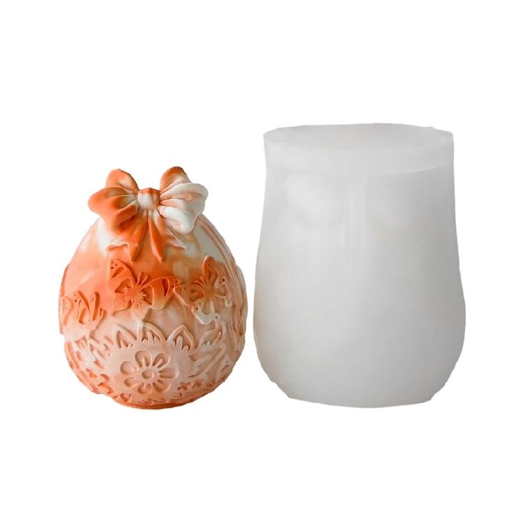 Easter Themed Silicone Scented Candle Ornament Mold For Handmade Candle And Decorations With Easy Cleaning