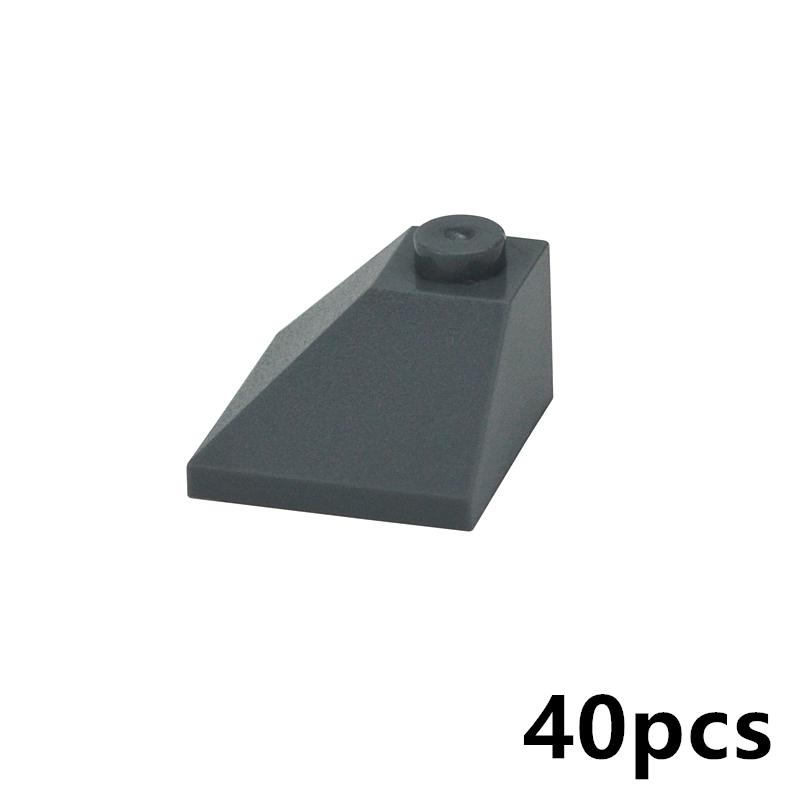 

40 шт. Строительные блоки Наклон 45° 2x2 Двойной выпуклый угловой кирпич DIY Аксессуары Стройка Детские игрушки 3045 MOC Детали