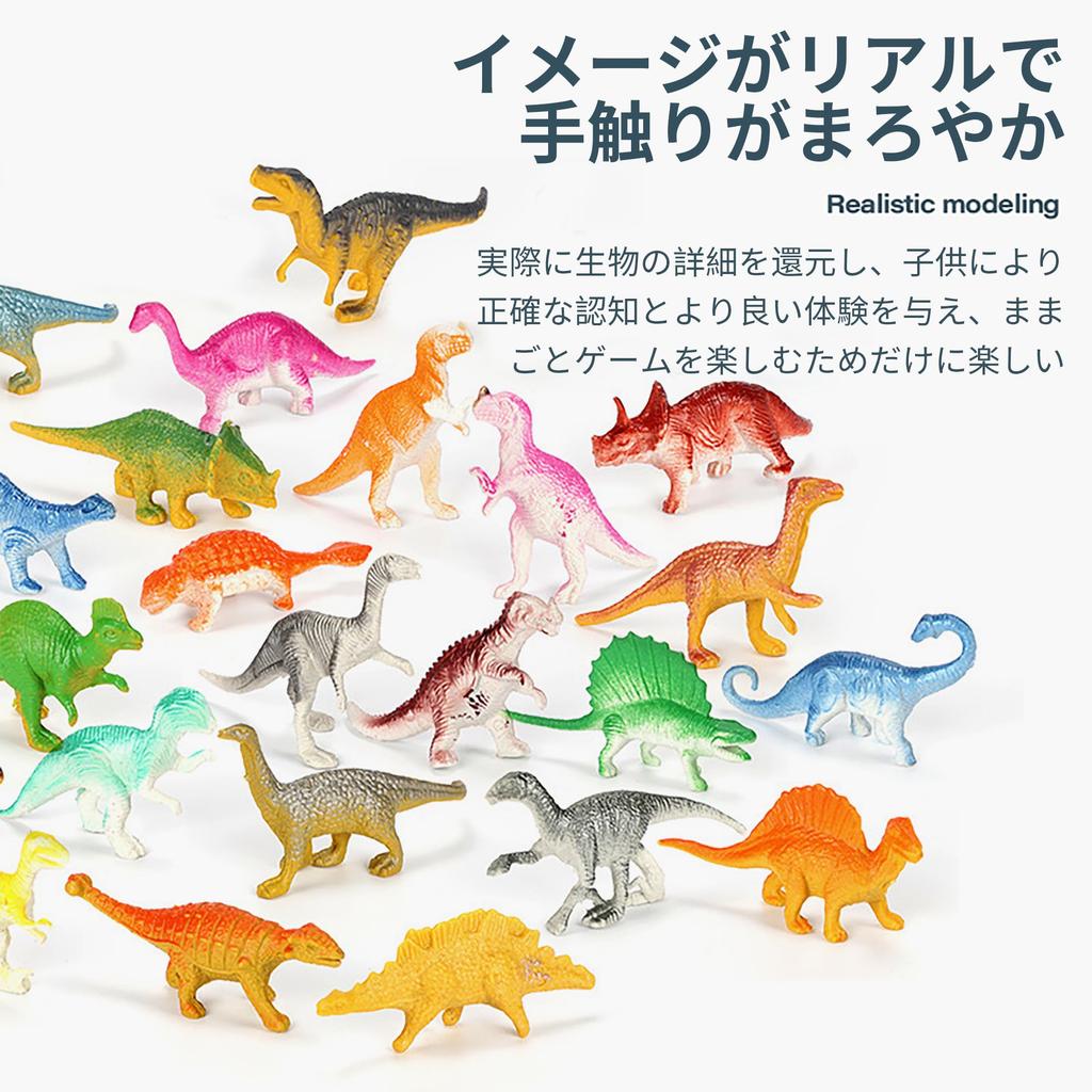 AAGWW Dinosaur Model Simulation Tyrannosaurus Pterosaur Mini Plastic Simulation Dinosaur Toy Pack 39 Toys, Animals, Rex, Models, 39-Piece (1 - Pieces)