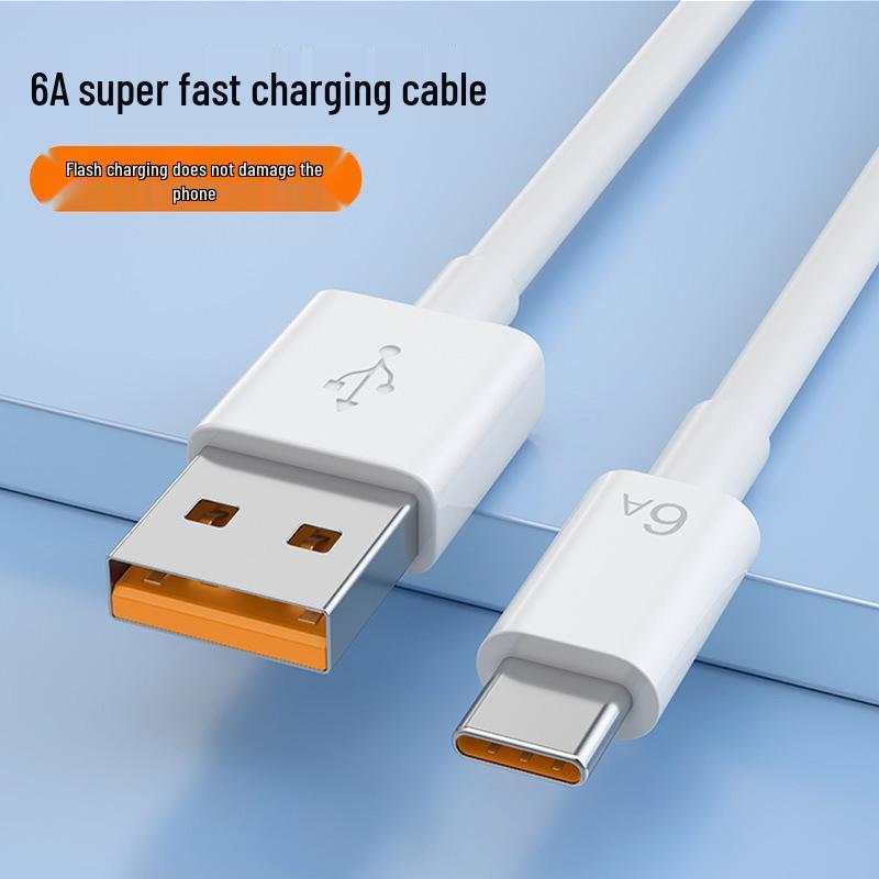 

Dual Type-C 120W Fast Charging Cable, PD Compatible with Apple, Huawei, Xiaomi - 10A Flash Charge 25cm