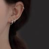 Simple Hoop Earrings - Niche Design with A Sophisticated Touch. High-end Hoop Earrings for Women. Circular Ear Ornaments.