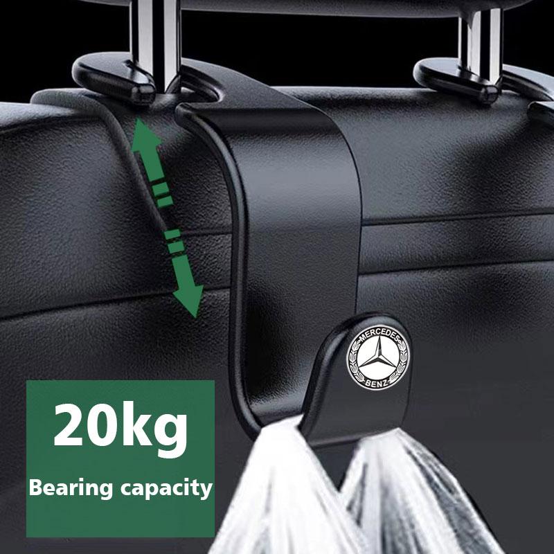 Hák na opěrku hlavy autosedačky Úložný věšák Doplňky do interiéru auta Pro Mercedes Benz AMG W177 W212 W213 W205 V177 W247 W176 GLA GLC X253 GLK Třída GLA