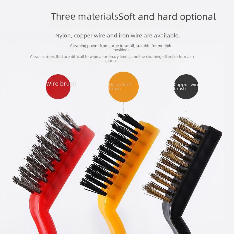 Set of 3 Japanese Kitchen Stove & Range Hood Cleaning Brushes