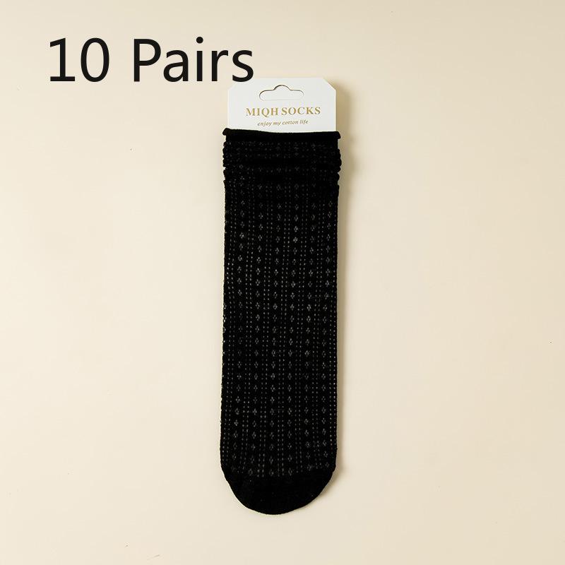 

10 пар женских милых балетных сетчатых носков-гольф на весну и осень 10 Pairs