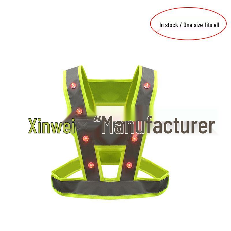 High-Visibility Reflective Safety Vest for Traffic and Construction Workers