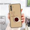 Black Coffee Fashion Style Soft Phone Case for Samsung A17 A37 A57 A16 A26 A36 A56 A15 A25 A35 A55 A14 A24 A34 A54 A13 A23 A33 A