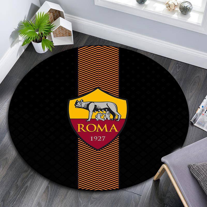 AS Roma Round Area Rug,Carpet Rug for Living Room Bedroom Sofa Playroom Decor,Non-slip Floor Mat