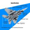 Ww2 Military Army Avion Plane Jet Warcraft J-15 Eagle Fighter Morden Warplane Sets Aircraft Models Building Blocks Toys For Boys