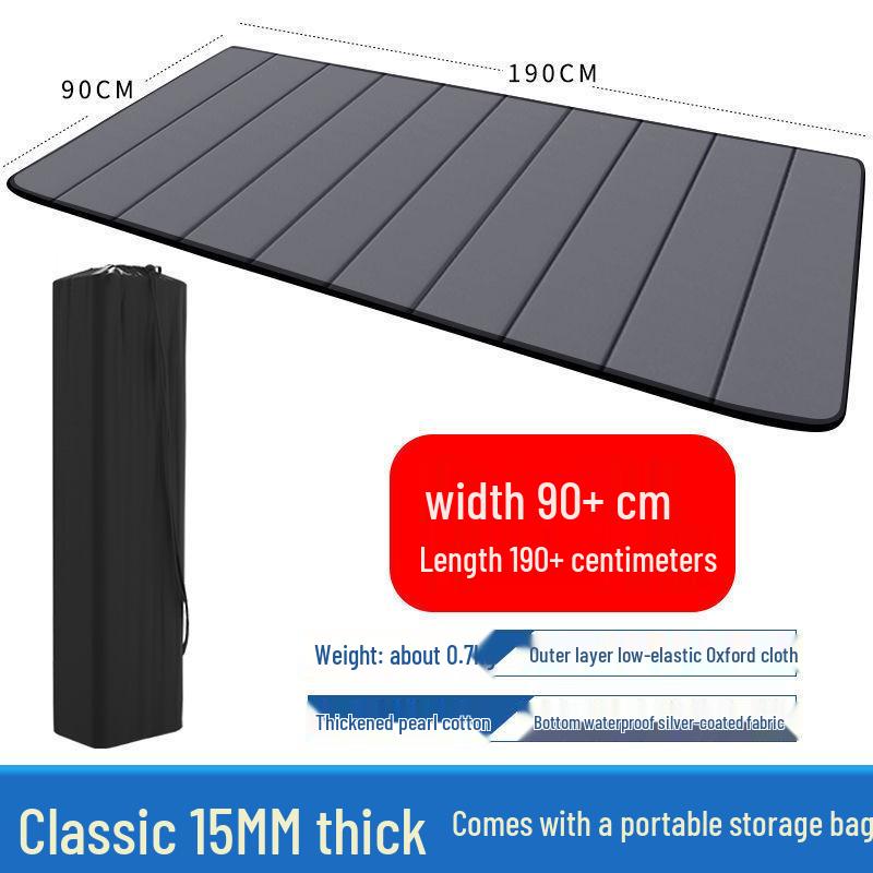 Thickened Waterproof Folding Sleeping Pad: Moisture-Proof Yoga and Nap Mat for Camping and Office Use