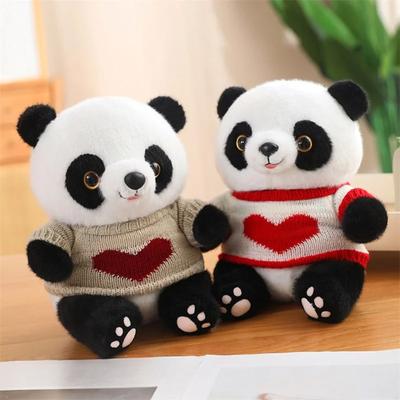 Newest Sweater Panda Plush Toy Children Toy Home Decoration Cute Toy Panda Girl's Gifts Plushies Panda Doll Work Companion