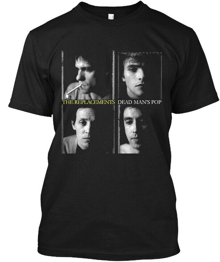 NWT The Replacements Dead Man s Pop American Alternative Rock Size S-4XL Unisex T-Shirt XL 1990₽
