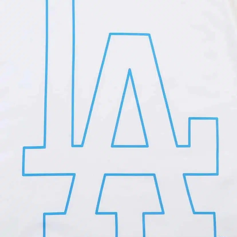 MLB Los Angeles Dodgers T Shirts Unisex White Crew Neck Moderate Straight Fit 31TSU1031-07W