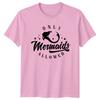 Only Mermaids Allowed T-Shirt Retro Mermaid Graphic Tee