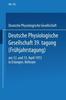 Kniha Deutsche Physiologische Gesellschaft 39. Tagung (Fruhjahrstagung) : Am 12. Und 13. April 1972 In Erlangen. Referate