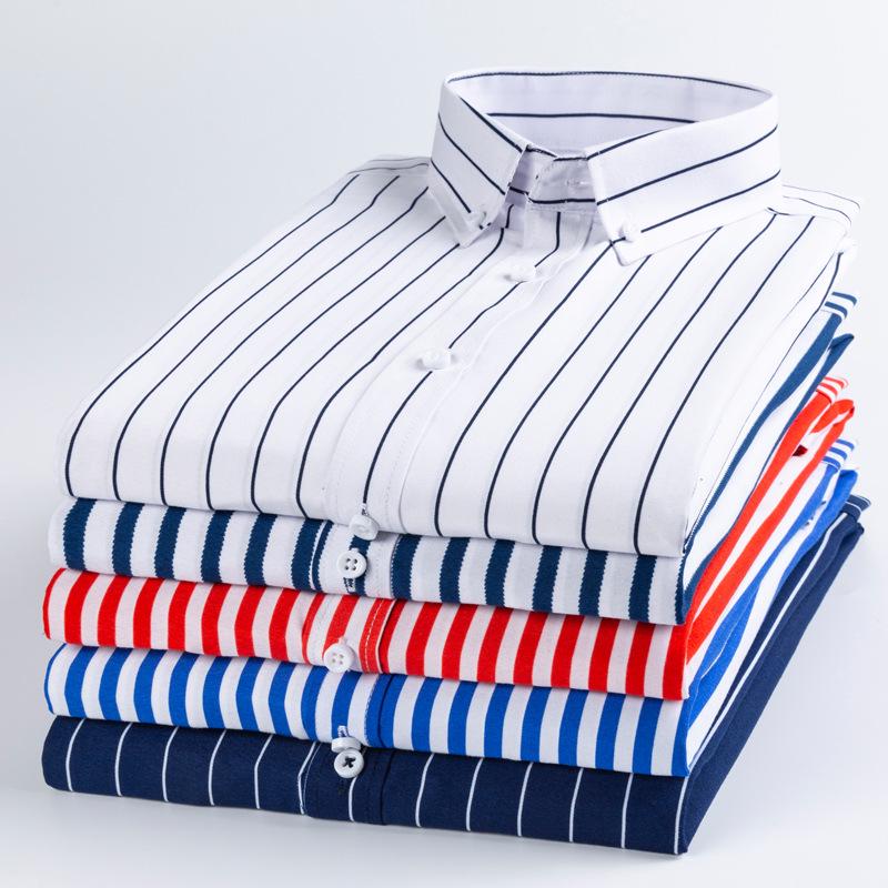 Fashion Youth Leisure Printed Long Sleeved Shirt Men