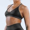 Seamless High Elastic Yoga Bra With Floral Jacquard For Fitness And Running